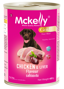 McKelly Dog Gold wet food Chicken&Liver Flavour (400 g) McKelly Dog Gold wet food Chicken&Liver Flavour (400 g)