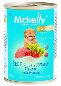 McKelly Dog Gold wet food Beef, Rice&Vegetable Flavour (400 g) McKelly Dog Gold wet food Beef, Rice&Vegetable Flavour (400 g)
