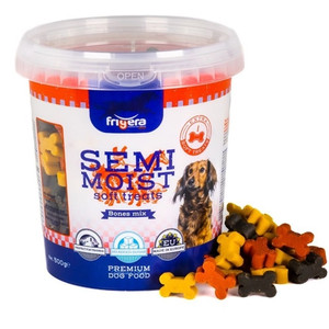 Frigera Semi-Moist Soft Treats Bones Mix 500 g Frigera Semi-Moist Soft Treats Bones Mix 500 g