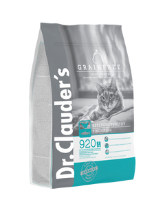 Dr.Clauder's High Premium Grain Free Cat Food With Poultry And Fish 4kg Dr.Clauder's High Premium Grain Free Cat Food With Poultry And Fish 4kg