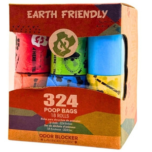 Dog Poop Bag 18 Rolls 324 Bags