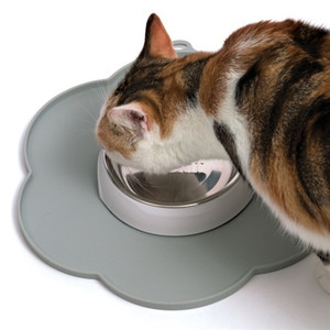 Catit Flower Placemat - Medium/Grey Catit Flower Placemat - Medium/Grey