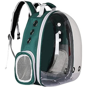 Portable Pet Carrier Dog Outdoor Handbag Breathable Puppy Cat Trave Cat Double Shoulder Bag Breathable Transparent Portable Space Pet Backpack -Green Portable Pet Carrier Dog Outdoor Handbag Breathable Puppy Cat Trave Cat Double Shoulder Bag Breathable Transparent Portable Space Pet Backpack -Green