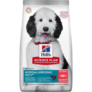 Hill's Science Plan Hypoallergenic Large Breed Adult Dry Dog Food with Salmon - 12kg Hill's Science Plan Hypoallergenic Large Breed Adult Dry Dog Food with Salmon - 12kg