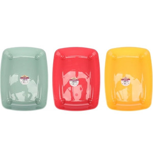 CAT LITTER TRAY PALMA EXOTI MULTIPLE COLOURS 28x37x6,5CM