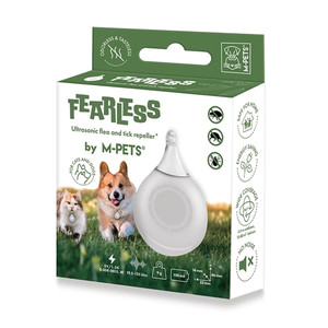 M-PETS Fearless Ultrasonic Tick Repeller White