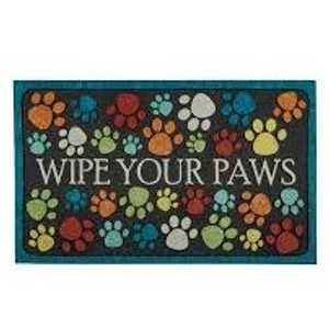 WIPE YOUR PAWS "PET MAT" COLORFUL PAW WIPE YOUR PAWS "PET MAT" COLORFUL PAW