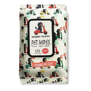 Harry Puppy Pet Wipes With Aloe + Vitamin E 120Pcs/Bag Harry Puppy Pet Wipes With Aloe + Vitamin E 120Pcs/Bag