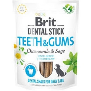 Brit Dental Stick Teeth & Gums with Chamomile & Sage 7 pcs Brit Dental Stick Teeth & Gums with Chamomile & Sage 7 pcs