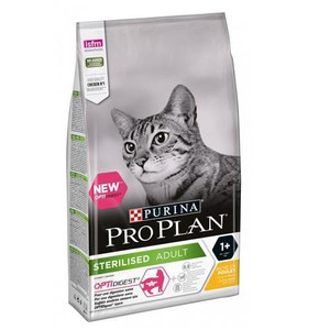 PRO PLAN STERILISED ADULT DELICATE DIGESTION DRY CAT FOOD WITH CHICKEN, 3 KG PRO PLAN STERILISED ADULT DELICATE DIGESTION DRY CAT FOOD WITH CHICKEN, 3 KG