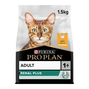 PRO PLAN ADULT RENAL PLUS EVERYDAY DRY CAT FOOD WITH CHICKEN, 3 KG PRO PLAN ADULT RENAL PLUS EVERYDAY DRY CAT FOOD WITH CHICKEN, 3 KG
