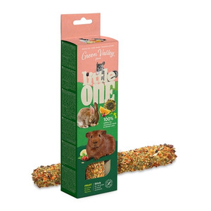 Little One Green Valley Fully edible grain free stick for small mammals with fruit 1x180g Little One Green Valley Fully edible grain free stick for small mammals with fruit 1x180g
