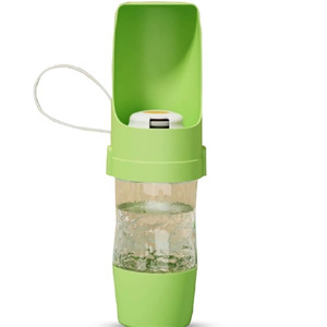 Saas Pet Outdoor 2-in-1 Water & Snack Bottle  (480+210 ML)