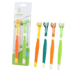 Dog and Cat Tooth Brush 3-Side