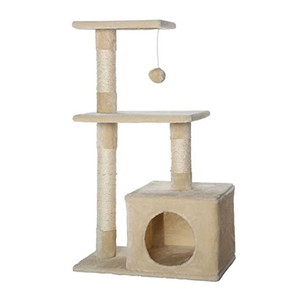 Saas Cat Tree Medium Beige (M 50x30x84 CM) Saas Cat Tree Medium Beige (M 50x30x84 CM)