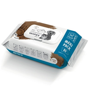M-PETS Pet Cleaning Wipes Coconut Maxi Pack 80pcs