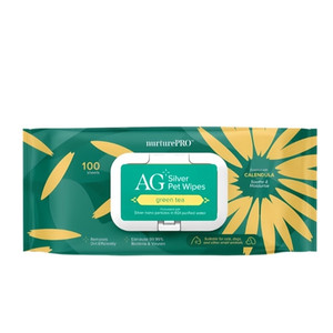 NurturePro AG+ Silver Pet Wet Wipes  (100 Sheets/ Pack)