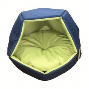 Empets Cubby House With Cushion Basic Duo (60x60x44cm)Green & Blue
