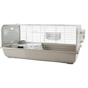 Caesar 4 knock down: Small Animals Cage  - silver 118 x 64 x 52 cm