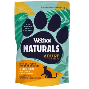 Webbox Naturals Adult Dry Cat Food Biscuits – Chicken and Duck 2kg