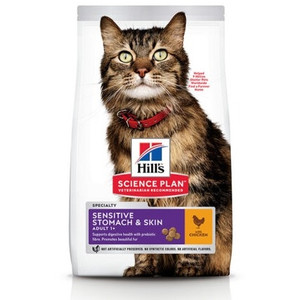 Hill’s Science Plan Sensitive Stomach & Skin Adult Cat Food With Chicken (3kg)