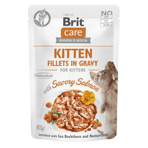 BCC Kitten. Fillets in Gravy with Savory Salmon 85 g