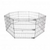 M-PETS FOLD PUPPY PEN 8PC W61-H76CM