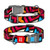 WAUDOG COLLAR NYLON GRAFFITI 35-58C