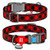 WAUDOG COLLAR NYLON RED PLAID 35-58
