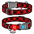 WAUDOG COLLAR NYLON RED PLAID 24-40