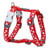 Harness Design White/Red Neck XL