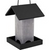 SILO BIRD TABLE SEEDS BONY WOOD GREY/BLACK 18x18,5x25CM