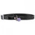 Leather collar WAUDOG GLAMOUR without decorations with rubber band for kittens (width 9mm, length 17-20cm) black