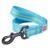 Dog lead WAUDOG Nylon glows in the dark (width  25  mm, length 122сm) blue