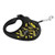 WAUDOG R-leash retractable dog leash, Batman pattern design, reflective tape, L, up to 50 kg, 5 m black