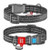 WAUDOG Re-cotton recycled material dog collar with QR passport reflective plastic fastex W 25 mm L 35-58 cm grey