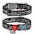 WAUDOG Nylon dog collar with QR passport Dark knight design plastic fastex W 15 mm L 23-35 cm