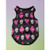 SKELETON PRINT PET TANK-SMALL (WHITE&PINK)