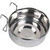 FEEDING AND DRINKING BOWL AVARO HOOK INOX