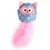 CT TOY WINNY OWL BLUE & PINK 14CM