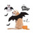 1pc Halloween Pet Clothes For Cat & Dog, Bat Wings Style