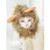 1pc Halloween Pet Costume Cute Cat Headgear Lion Mane Hat