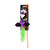 Naughty Or Trick Cat Ghost & Bat Wand