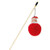 CHRISTMAS CAT POLE FLUFFY SANTA 40cm