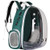 Portable Pet Carrier Dog Outdoor Handbag Breathable Puppy Cat Trave Cat Double Shoulder Bag Breathable Transparent Portable Space Pet Backpack -Green