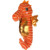 DT CEANO SEAHORSE ORANGE 16,1x17,4x31CM DT CEANO SEAHORSE ORANGE 16,1x17,4x31CM