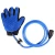 CLEANING GLOVE + TUBE BLUE/BLACK 22CM