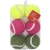 TOY SMASH TENNIS BALL SEVERAL COLOURS 2,5 INCH/6,35CM 6PCS
