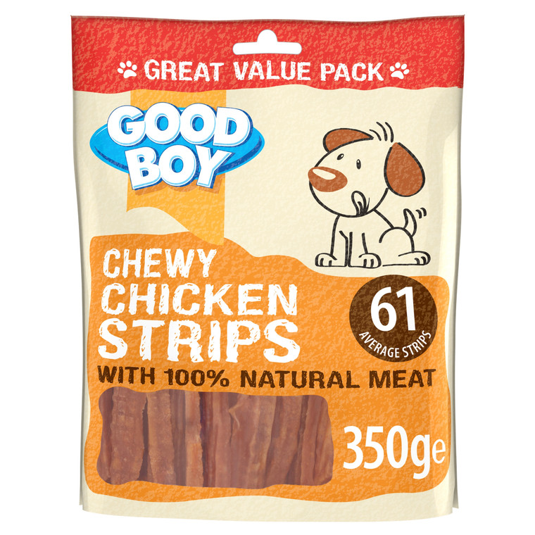 CHEWY CHICKEN STRIPS VALUE PAC350GR