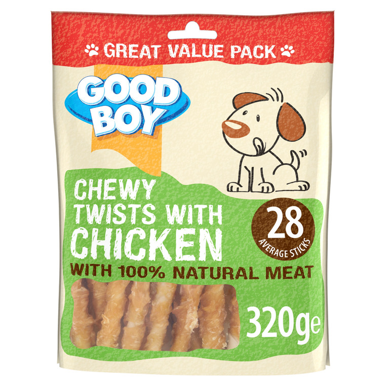 CHEWY CHICKEN TWISTS 320G VALUE PK